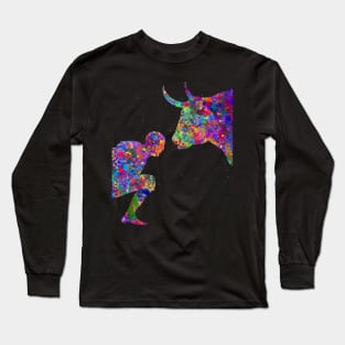 Matador watercolor Long Sleeve T-Shirt